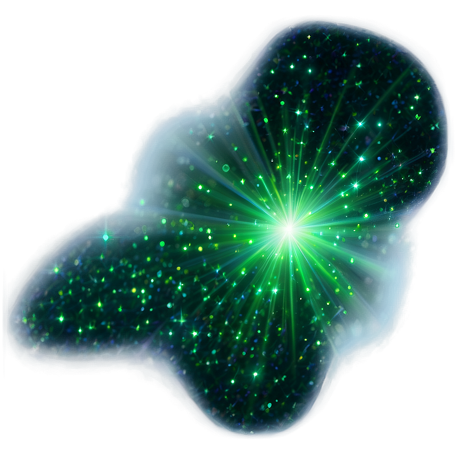 Green Glitter Light Png Aic