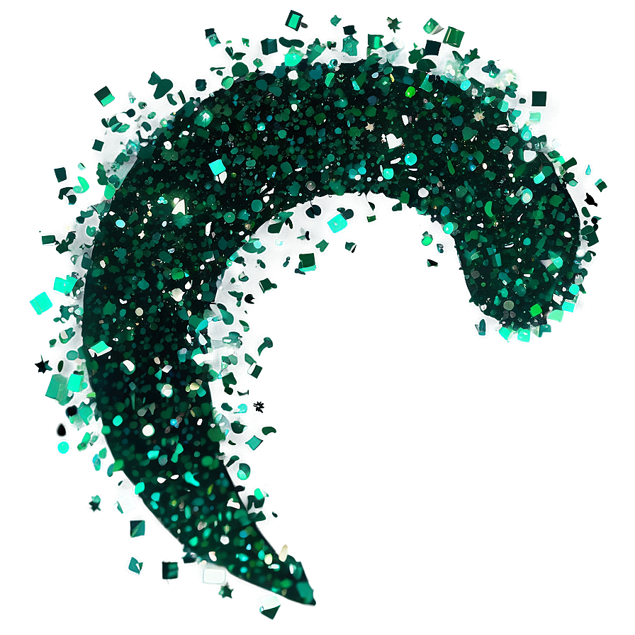 Green Glitter Sparkle Png 05062024