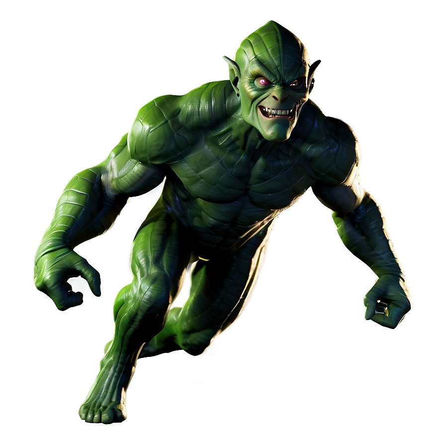 Green Goblin In Battle Png 22