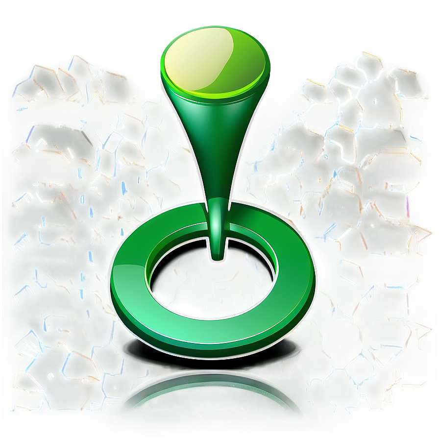 Green Gps Pin Png 05252024