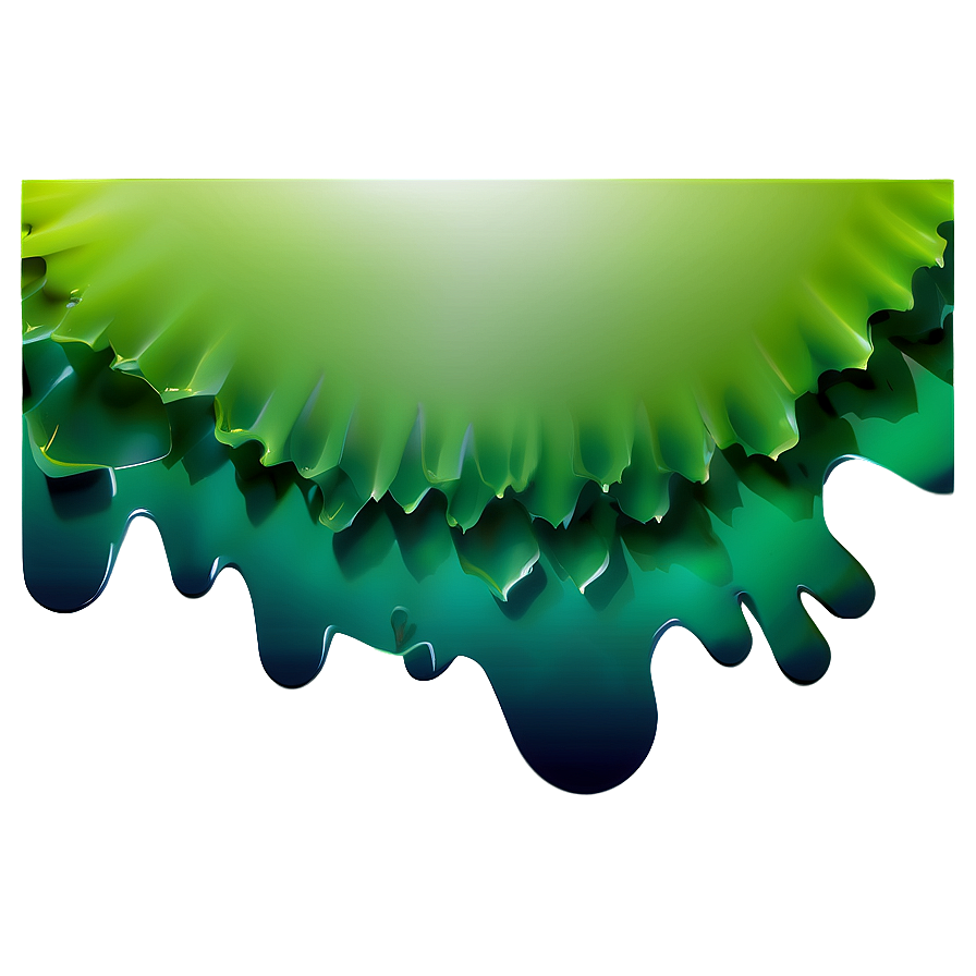 Green Gradient Digital Art Png 53