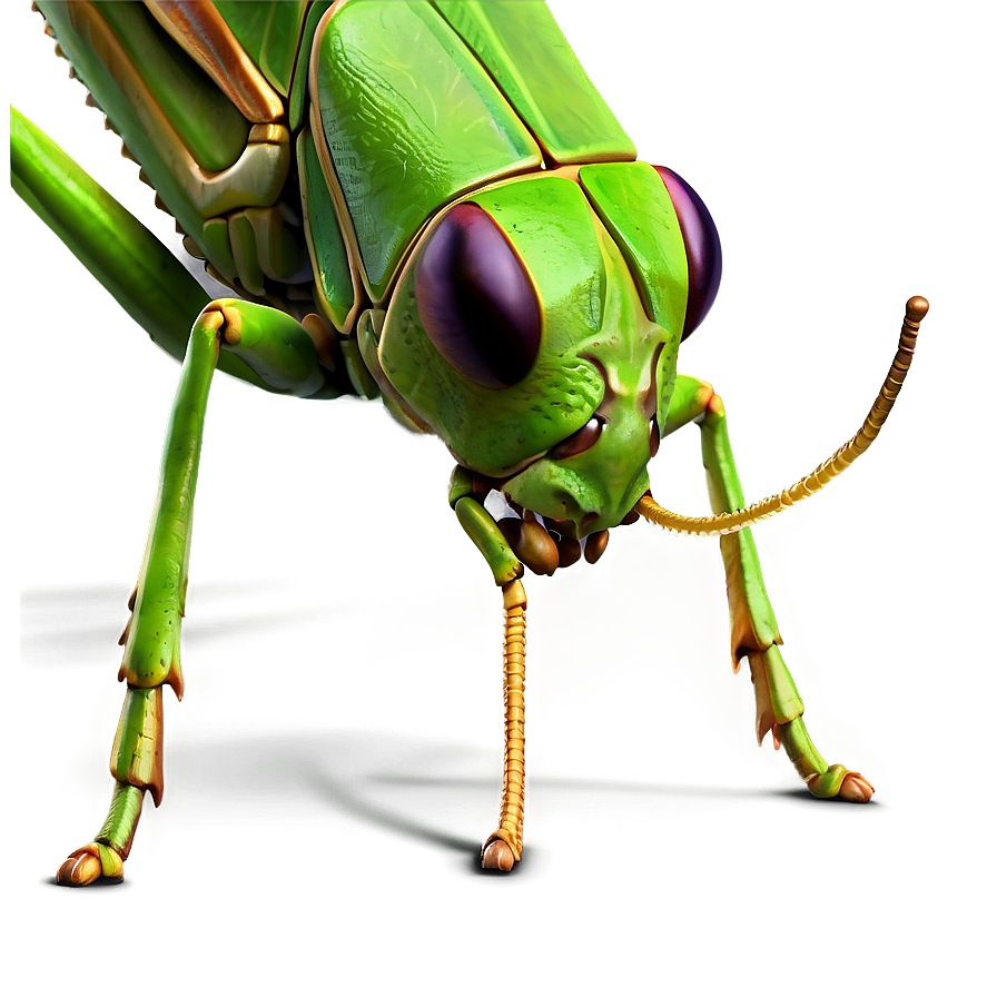 Green Grasshopper Png Aof