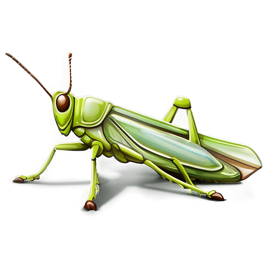 Green Grasshopper Png Qgs31