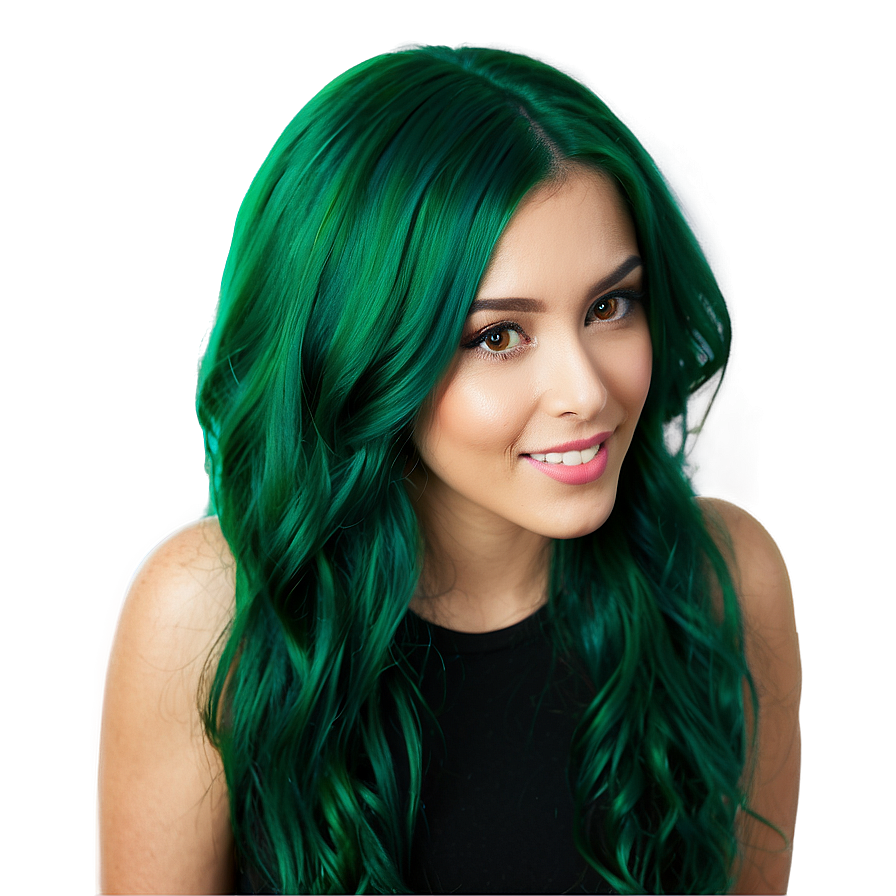 Green Hair Sports Fanatic Png 91