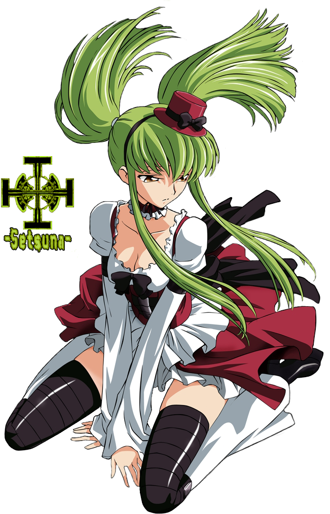 Green Haired Anime Character Setsuna