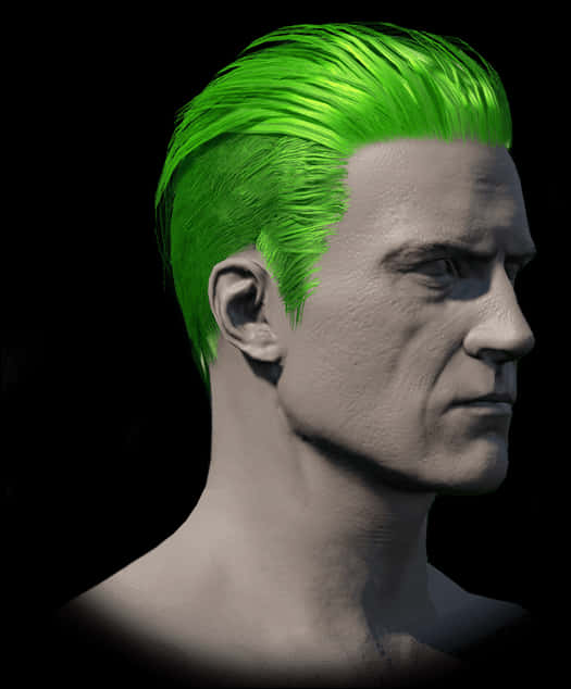 Green Haired Character Profile