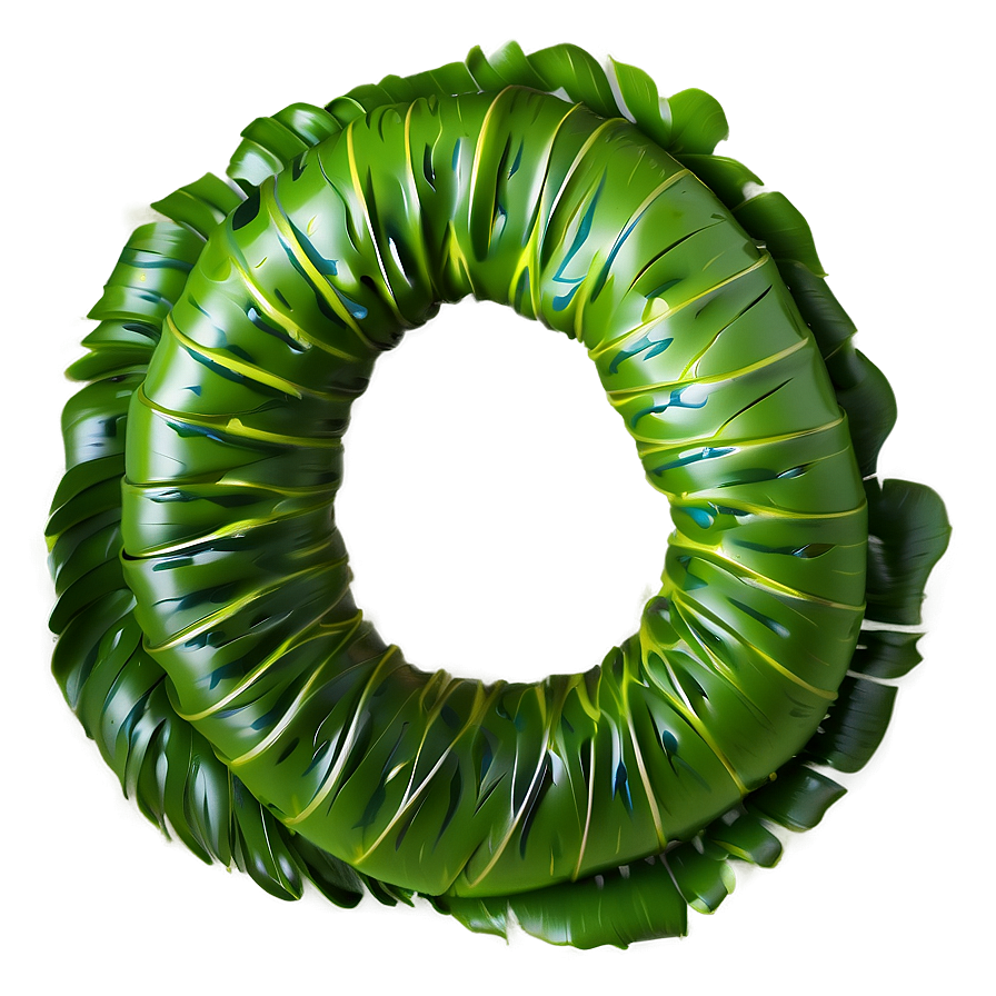 Green Hawaiian Lei Png 06262024