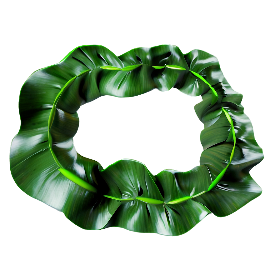 Green Hawaiian Lei Png 25