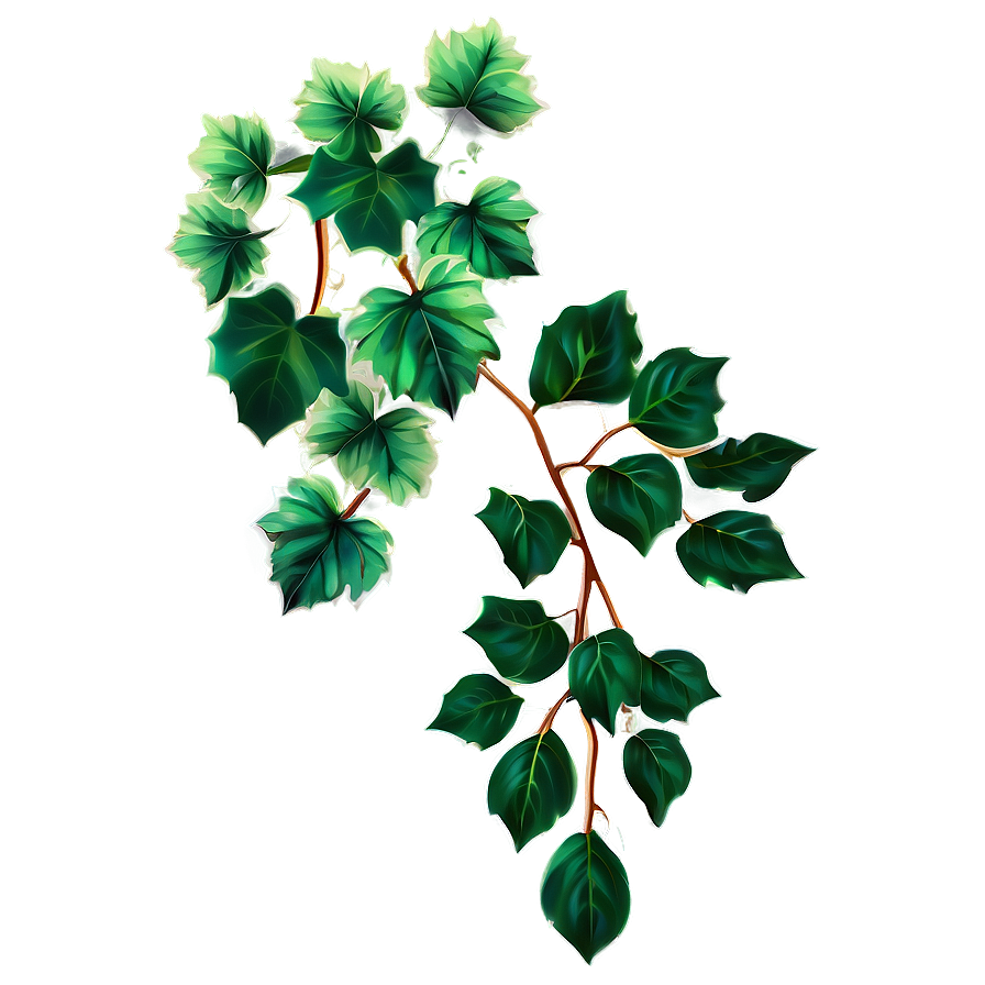 Green Ivy Vine Illustration