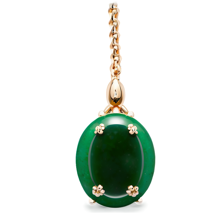 Green Jade Necklace Png Ric