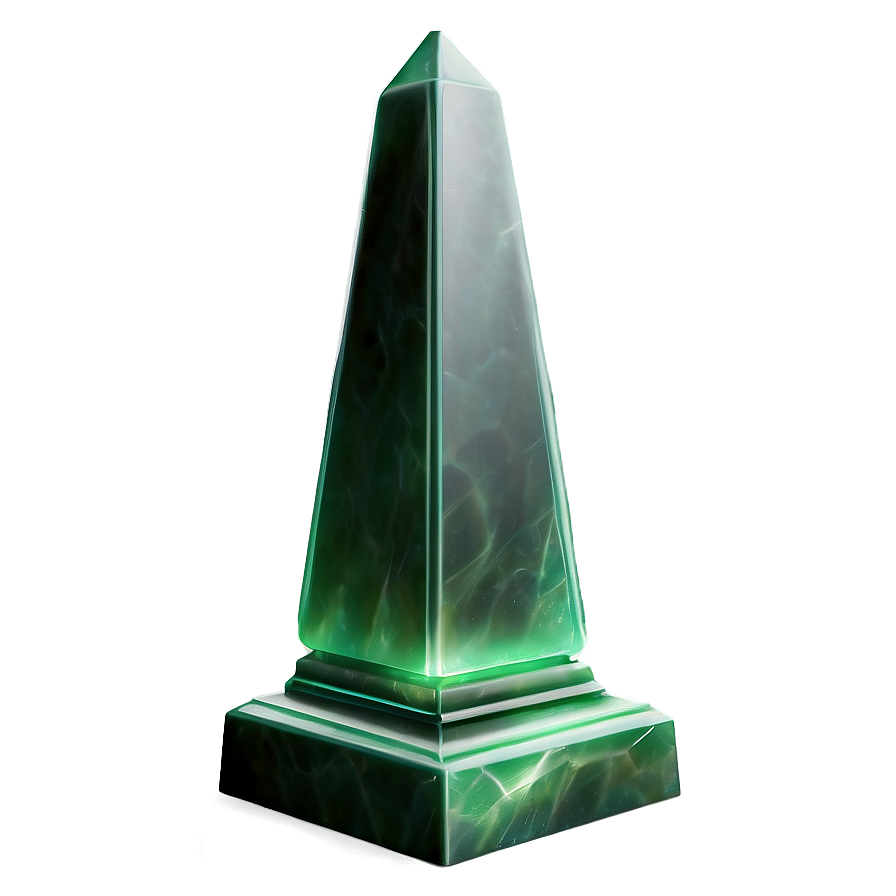 Green Jade Obelisk Png Qbm3