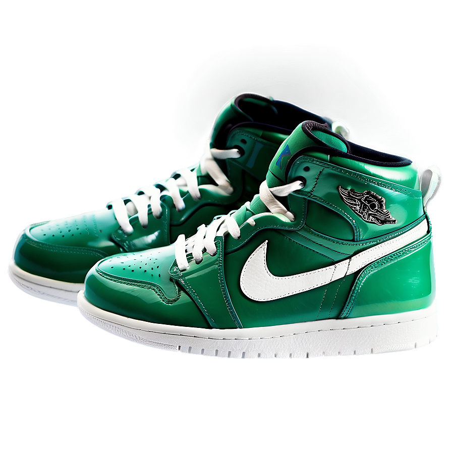 Green Jordan Shoes Png 89