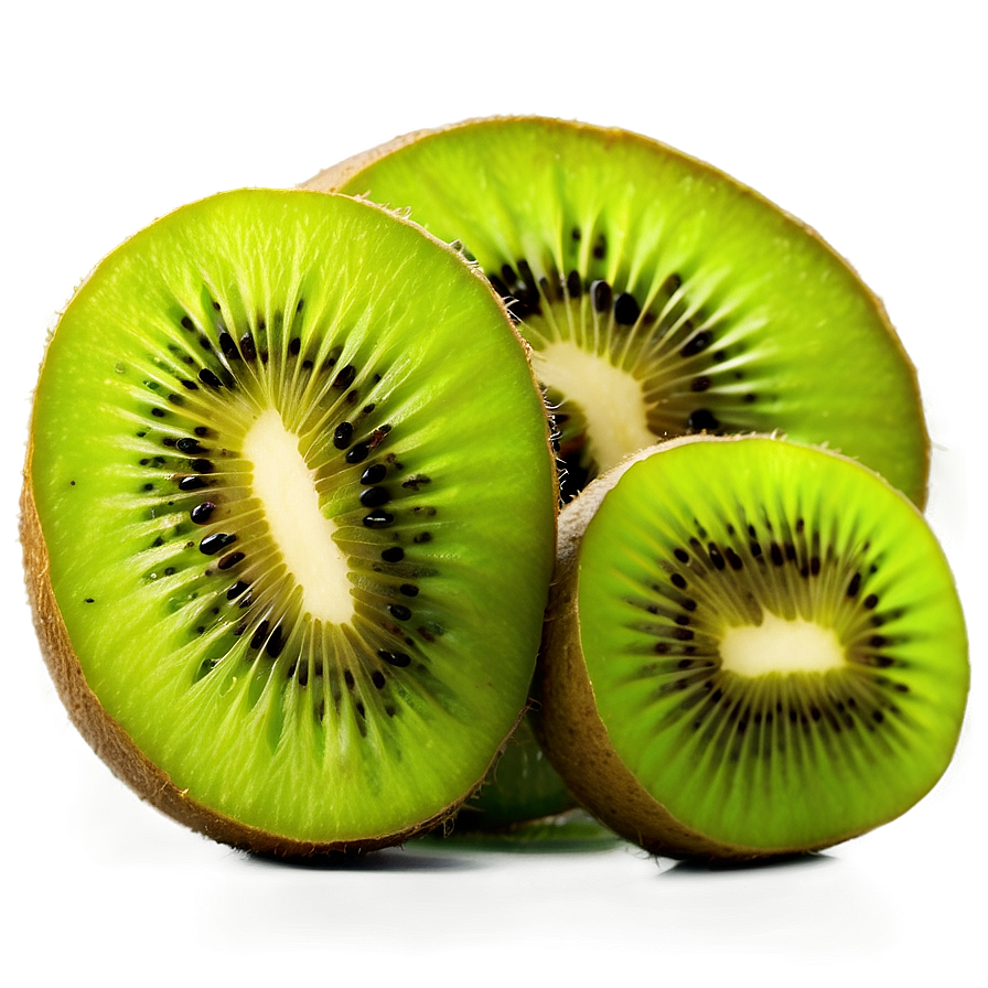 Green Kiwi Closeup Png 39