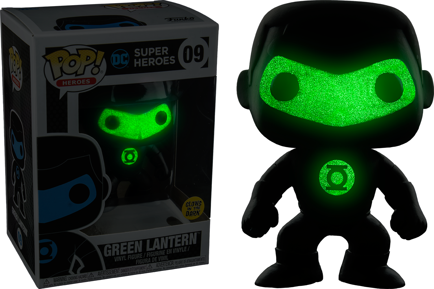 Green Lantern Funko Pop Glowing