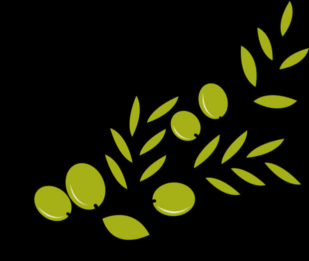 Green_ Leaves_and_ Olives_ Clipart