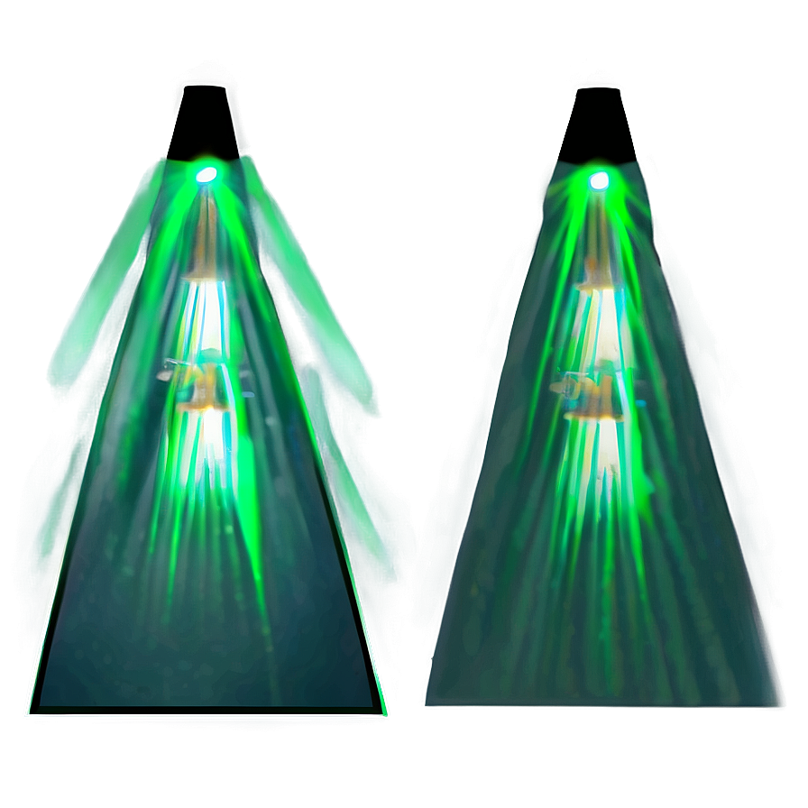 Green Light Beam Png 06262024