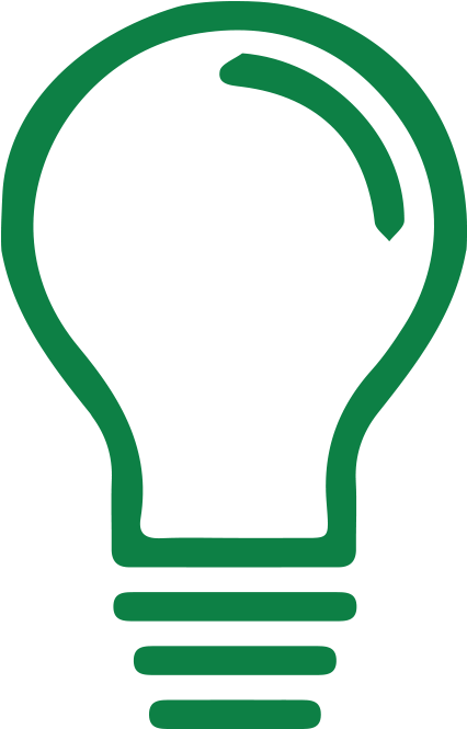 Green Lightbulb Icon