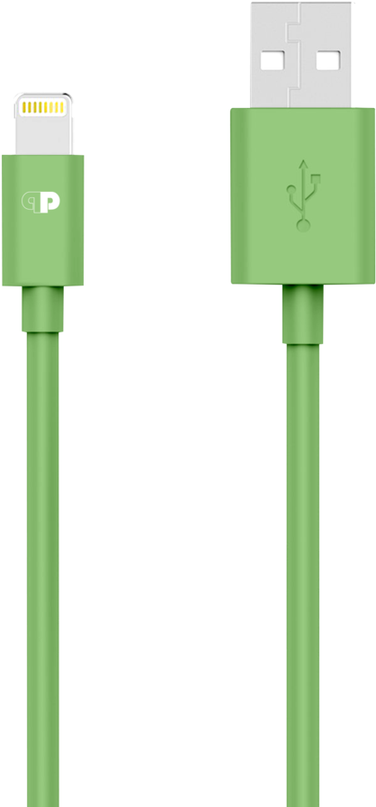 Green Lightning U S B Cable