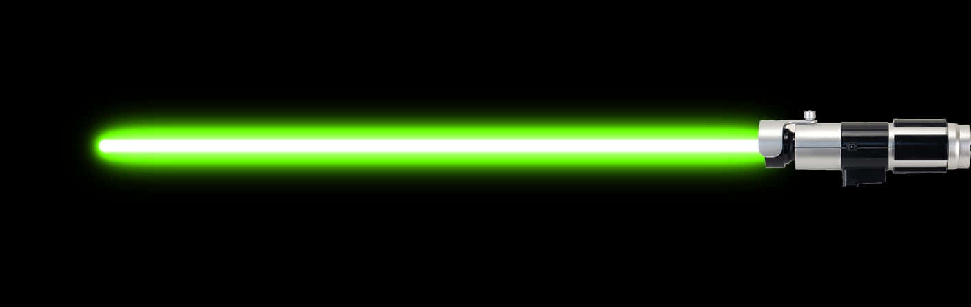 Green Lightsaber Illuminated