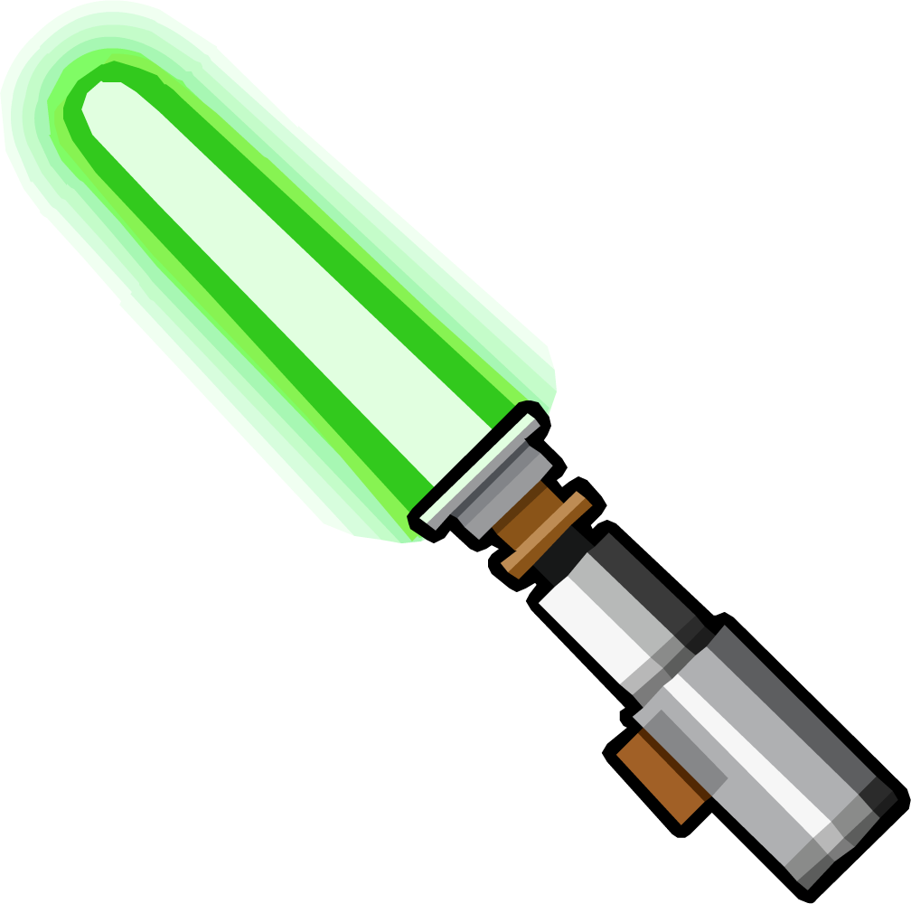 Green Lightsaber Illustration