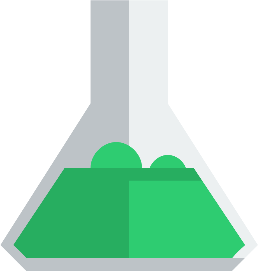 Green Liquidin Flask Icon