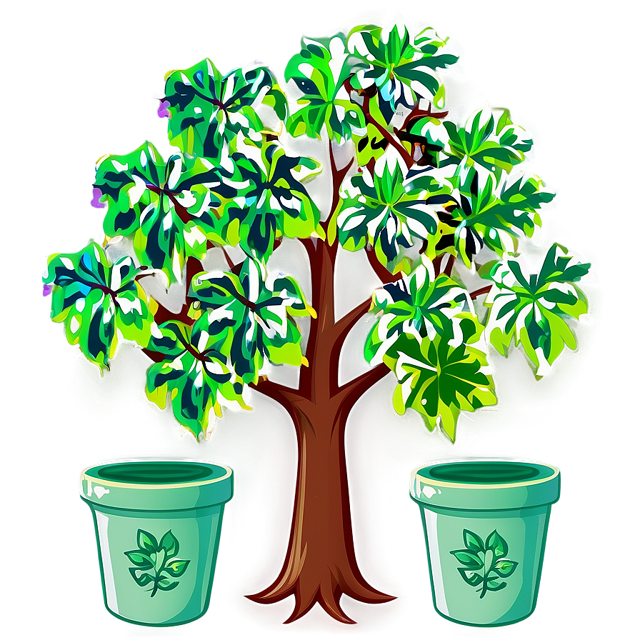 Green Money Tree Clipart Png 1