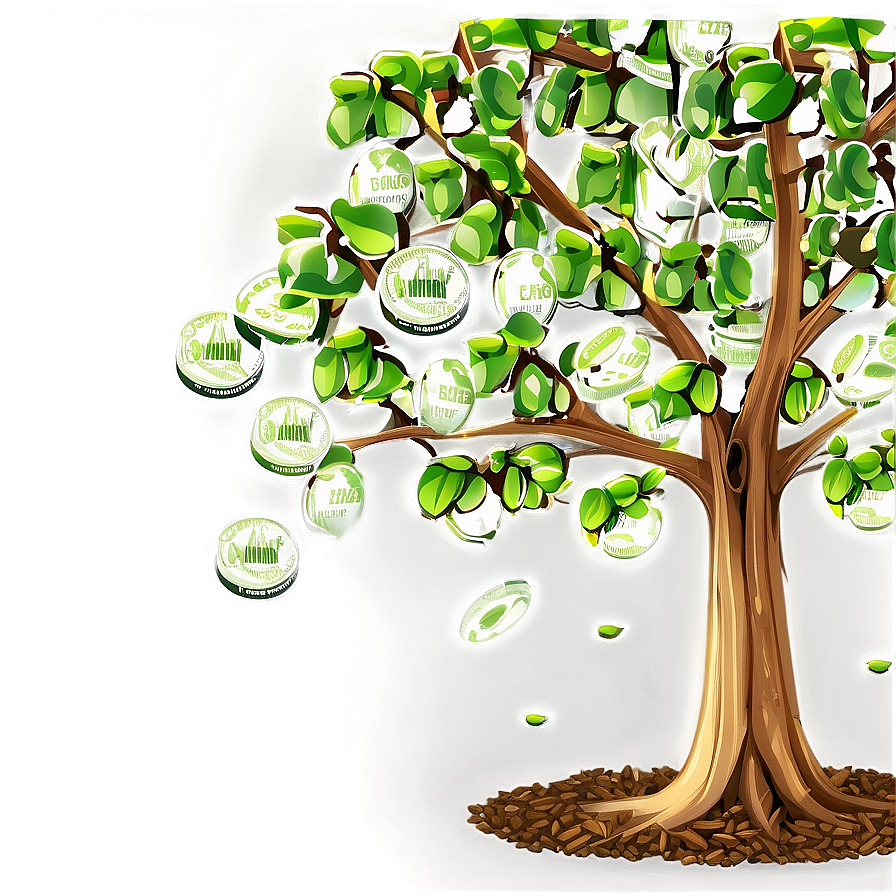 Green Money Tree Clipart Png 16