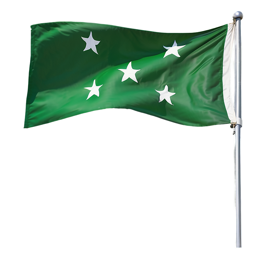 Green Movement Flag Png 06282024