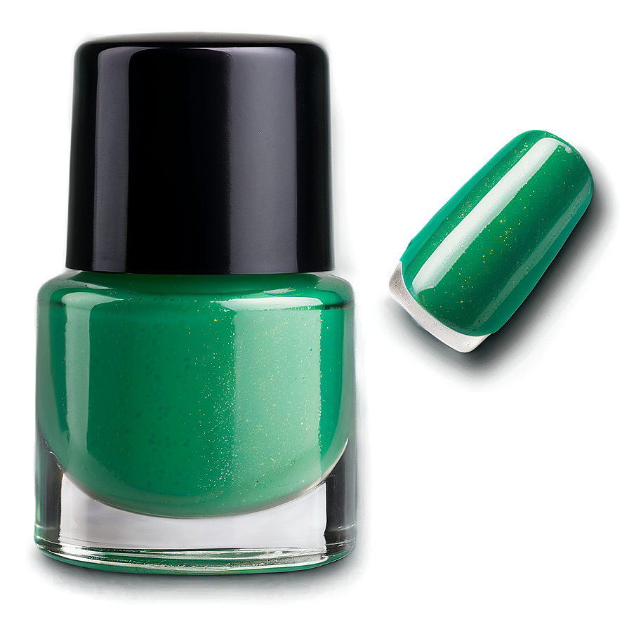 Green Nail Polish Bottle Png 06292024