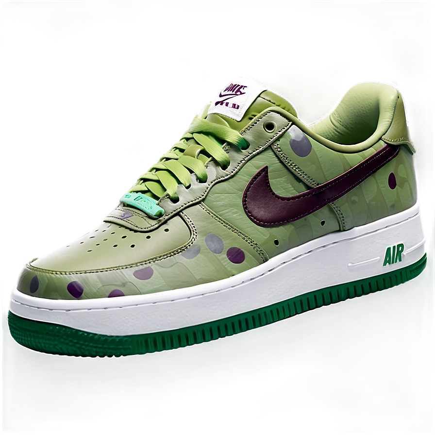 Green Nike Air Force 1 Png 06262024