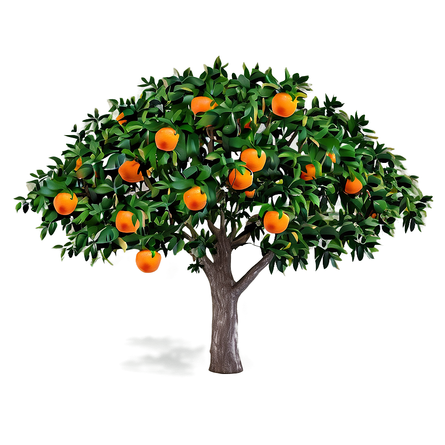 Green Orange Tree Png Rsk