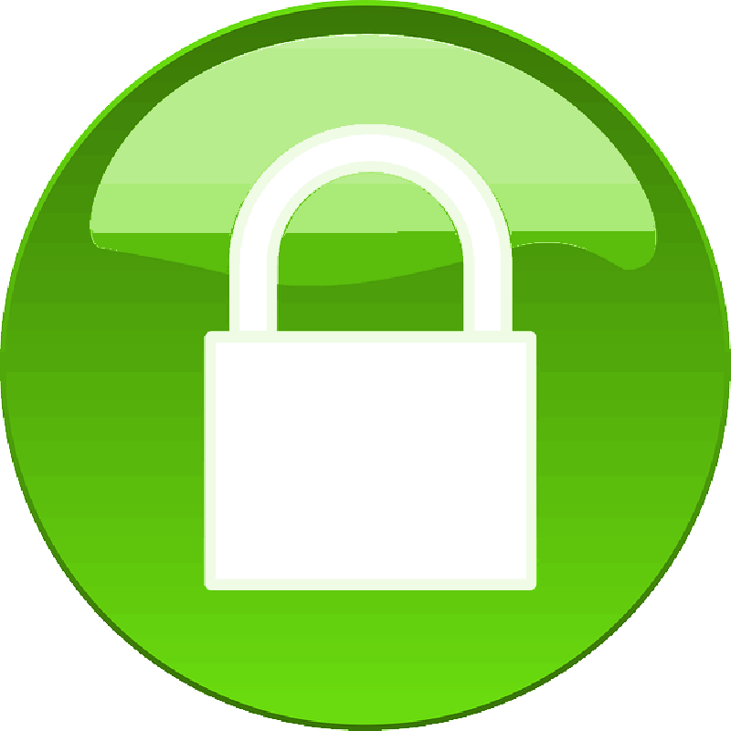 Green Padlock Icon