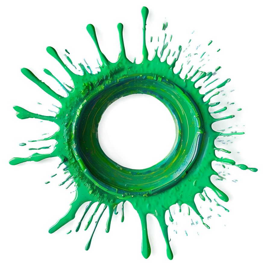 Green Paint Splatter Png Jal