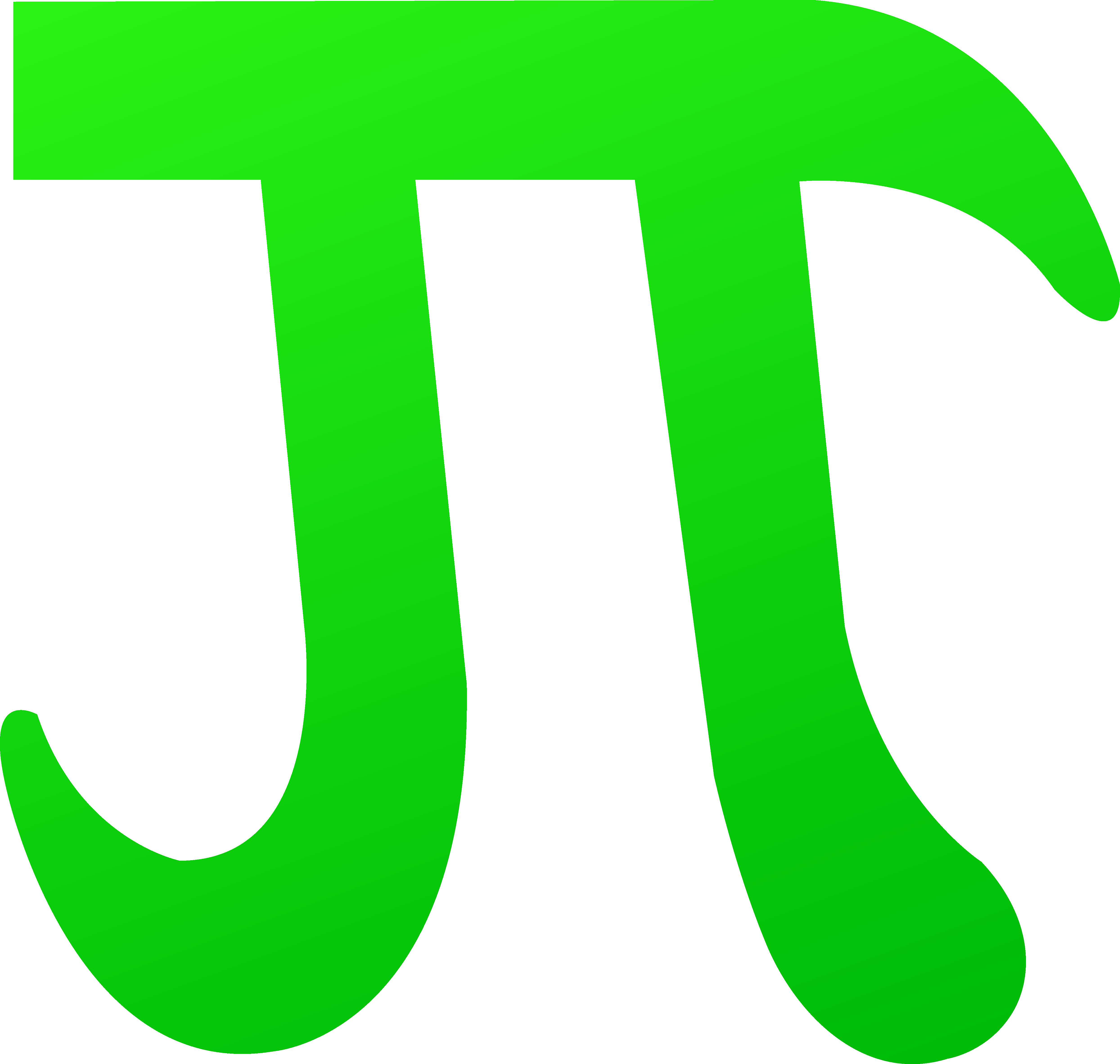 Green Pi Symbol