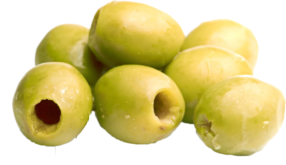 Green Pitted Olives