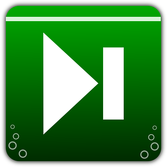 Green Play Pause Icon