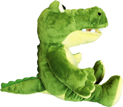 Green Plush Alligator Toy