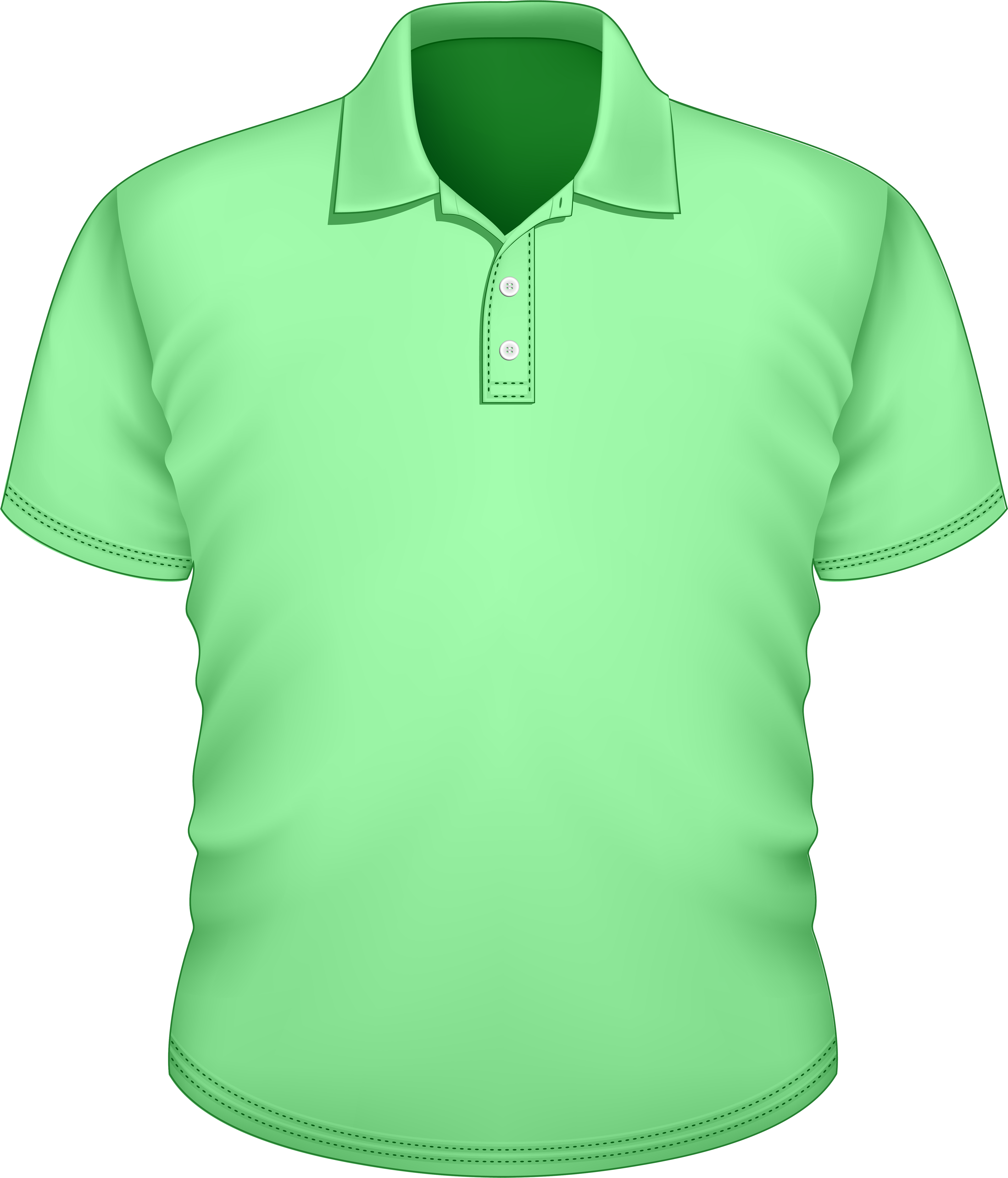 Green Polo Shirt Mockup