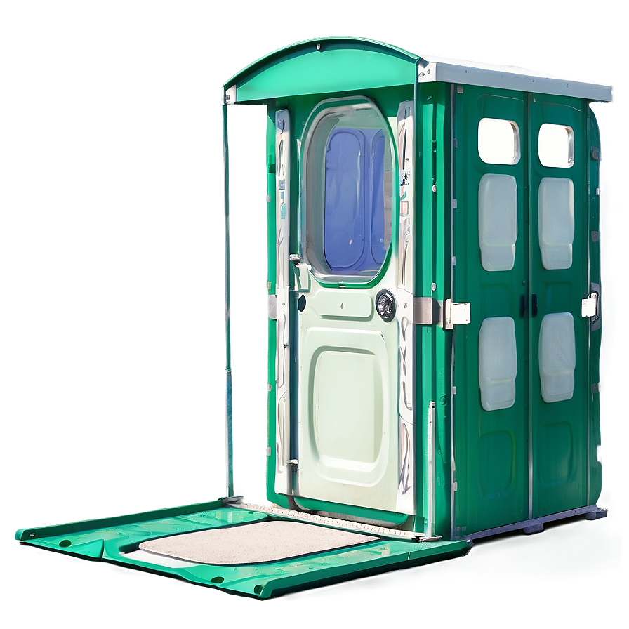 Green Portable Toilet For Parks Png 06212024