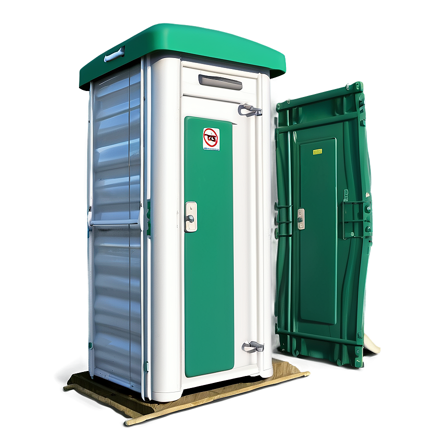 Green Portable Toilet For Parks Png 29