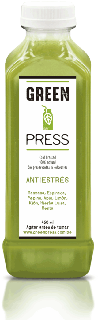 Green Press Cold Pressed Juice Bottle