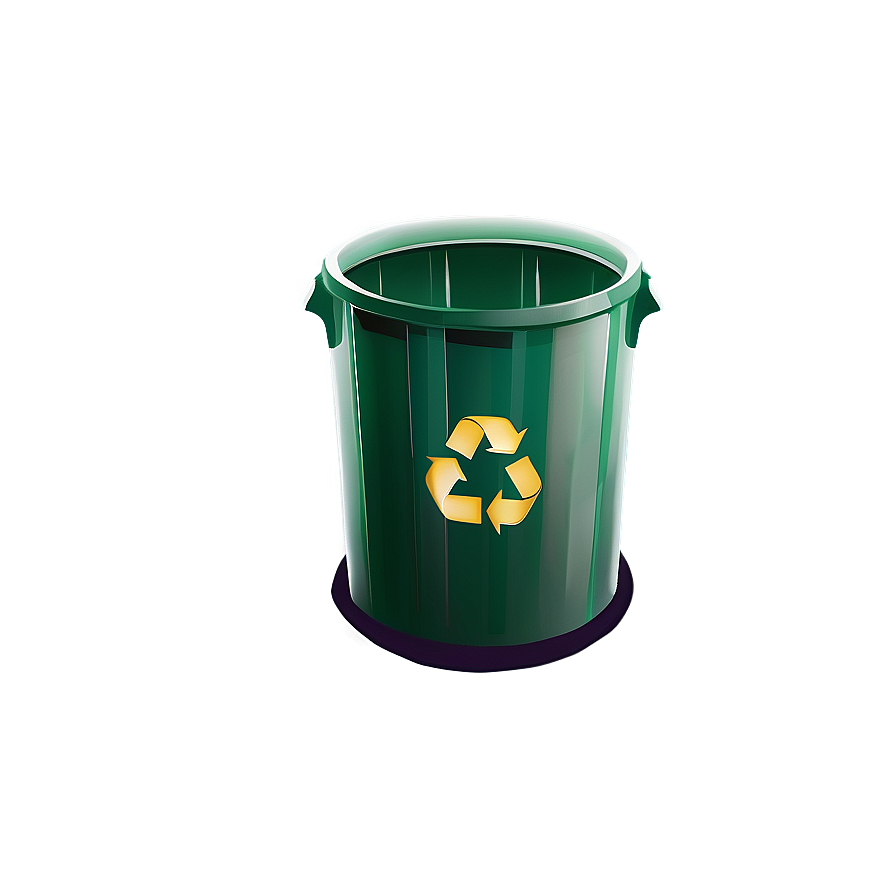 Green Recycle Bin Png Rbf74