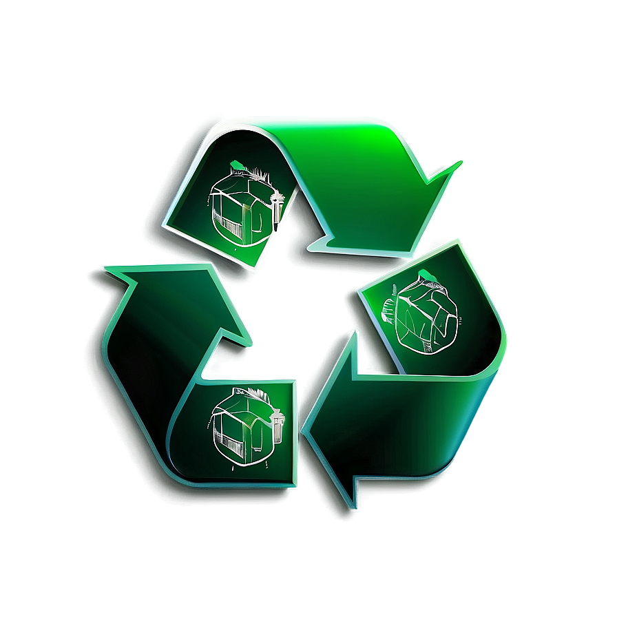 Green Recycle Sign Png Txb