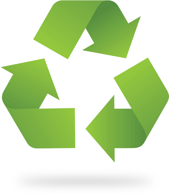 Green Recycle Symbol Graphic