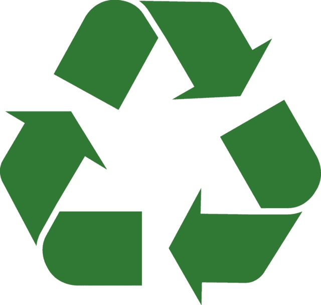 Green Recycle Symbol Transparent Background