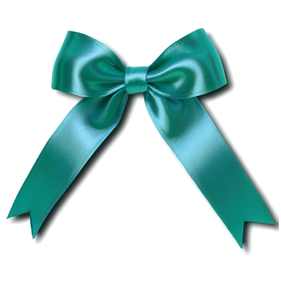 Green Satin Ribbon Bow Png 05062024