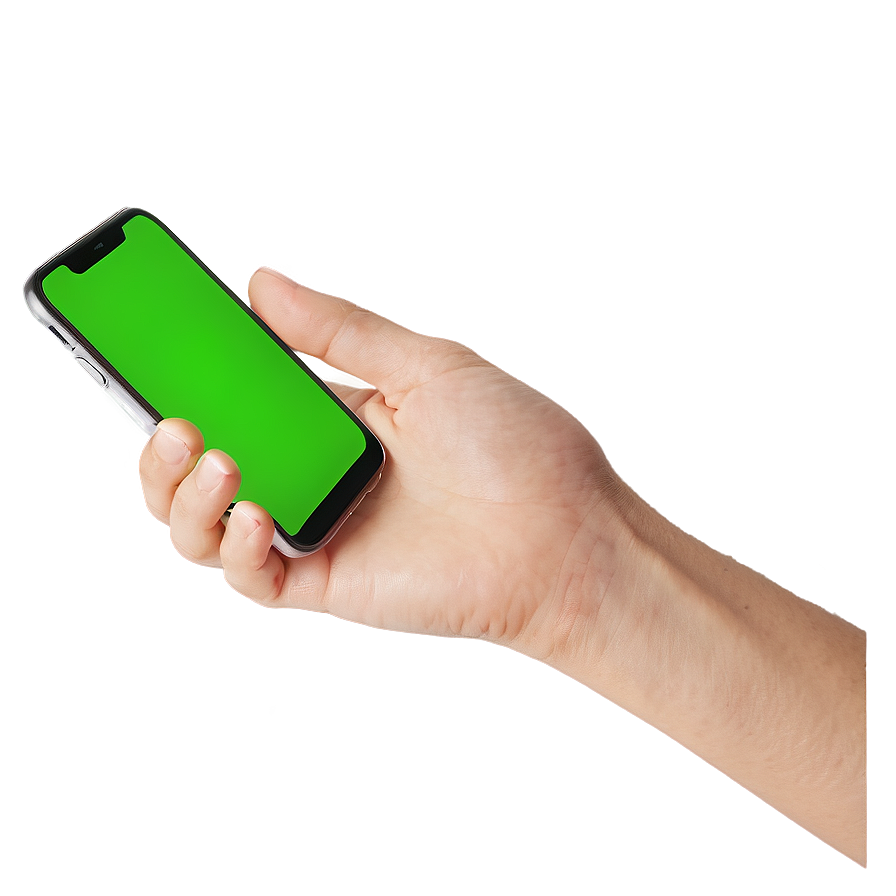 Green Screen Phone Display Png Bvp