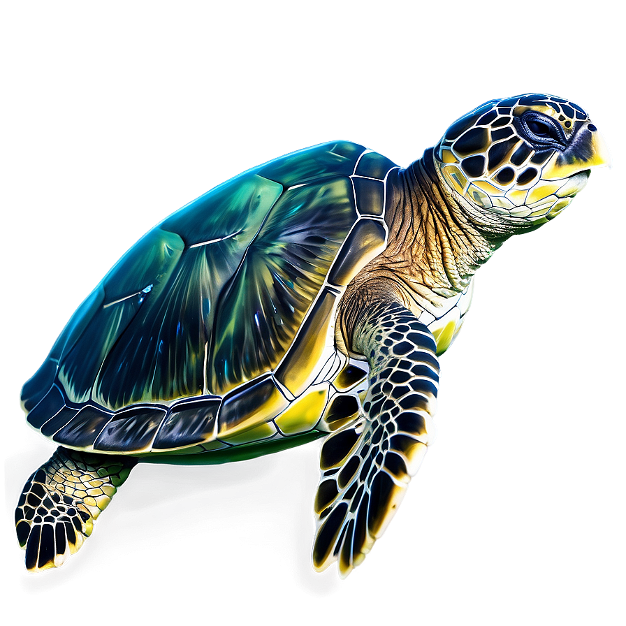 Green Sea Turtle Profile Png Huc99