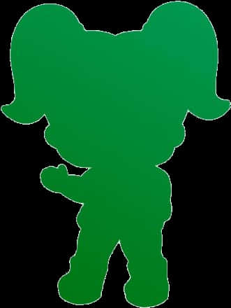 Green Silhouette Lol Doll