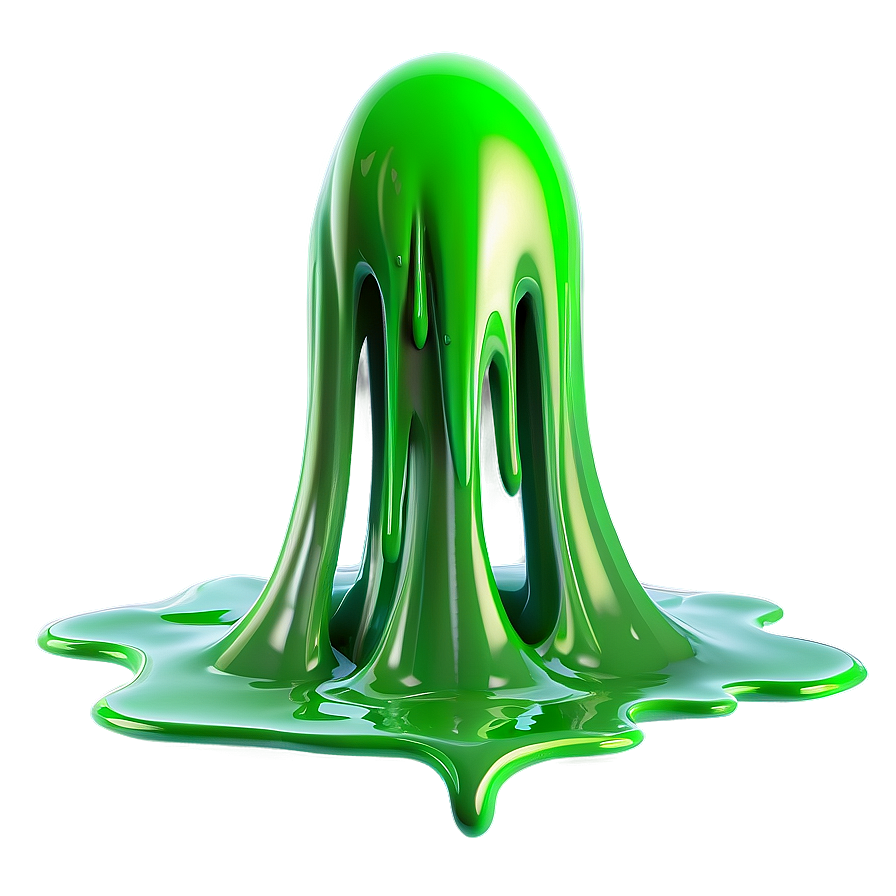 Green Slime Drip Png Njf38